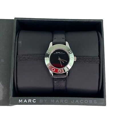 Marc Jacobs Blade Black Dial Black Leather Strap Watch for Women - MBM1211 Buy Now By Marc Jacobs