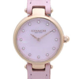 Coach Hayley Mother of Pearl Pink Dial Pink Leather Strap Watch for Women - 14503537 Buy Now By Coach