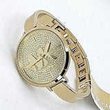 Michael Kors Parker Crystals Gold Dial Gold Steel Strap Watch For Women - MK4469 Buy Now By Michael Kors