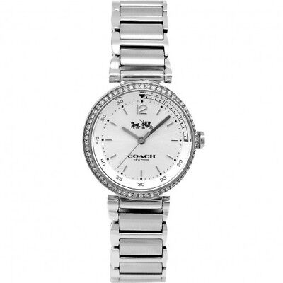 Coach Sports Crystals Silver Dial Silver Steel Strap Watch for Women - 14502194 Buy Now By Coach