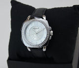 Coach Boyfriend Silver Dial Black Leather Strap Watch for Women - 14503152 Buy Now By Coach