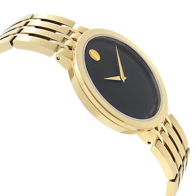 Movado Esperanza Museum 39mm Black Dial Stainless Steel Watch For Men - 0607059 Buy Now By Movado