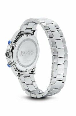 Hugo Boss Ikon Chronograph White Dial Silver Steel Strap Watch for Men - 1512962 Buy Now By Hugo Boss