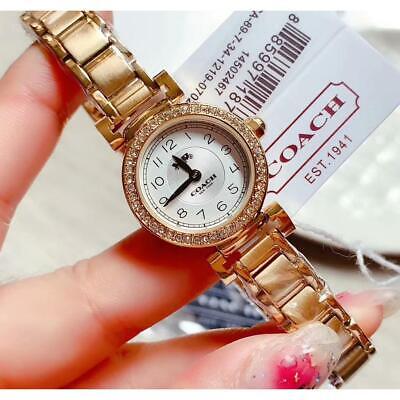 Coach Madison White Dial Gold Steel Strap Watch for Women - 14502403 Buy Now By Coach