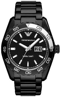 Emporio Armani Sportivo Quartz Black Dial Black Steel Strap Watch For Men - AR6049 Buy Now By Emporio Armani