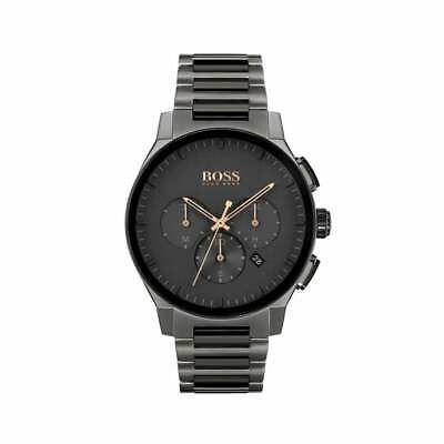 Hugo Boss Peak Black Dial Black Steel Strap Watch for Men - 1513814 Buy Now By Hugo Boss