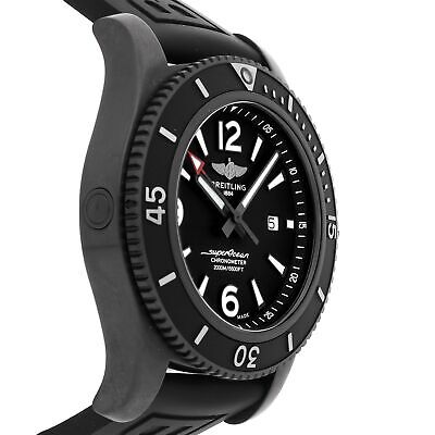 Breitling Superocean Automatic 46mm Black Dial Black Rubber Strap Watch for Men - M17368B71B1S1 Buy Now By Breitling