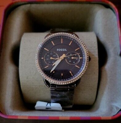 Fossil Tailor Analog Brown Dial Brown Steel Strap Watch for Women - ES4258 Buy Now By Fossil