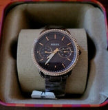 Fossil Tailor Analog Brown Dial Brown Steel Strap Watch for Women - ES4258 Buy Now By Fossil