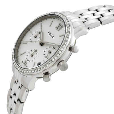 Fossil Neutra Chronograph Silver Dial Silver Steel Strap Watch for Women - ES5217 Buy Now By Fossil