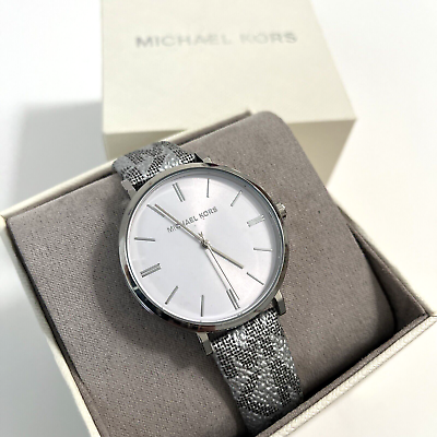 Michael Kors Addyson Quartz White Dial Gray Leather Strap Watch for Women - MK2951 Buy Now By Michael Kors