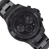 Michael Kors Grayson Chronograph Black Dial Black Steel Strap Watch For Men - MK9109 Buy Now By Michael Kors