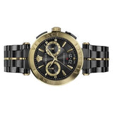 Versace Aion Chronograph Black Dial Black Steel Strap Watch for Men - VE1D01620 Buy Now By Versace