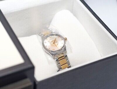 Gucci G Timeless Quartz Silver Dial Two Tone Steel Strap Watch For Women - YA126596 Buy Now By Gucci