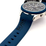 Hugo Boss Velocity Black Dial Blue Rubber Strap Watch for Men - 1513717 Buy Now By Hugo Boss
