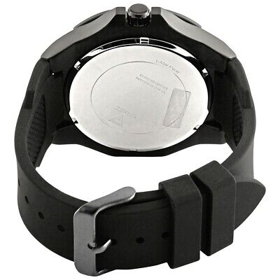 Guess Genesis Quartz Black Dial Black Silicone Strap Watch For Men - W1254G2 Buy Now By Guess