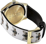 Gucci G Timeless Quartz White Dial White Leather Strap Watch For Women - YA1264109 Buy Now By Gucci