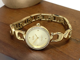 Coach Park Diamonds Gold Dial Gold Steel Strap Watch for Women - 14503171 Buy Now By Coach