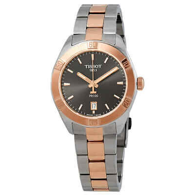 Tissot PR 100 Sport Chic Anthracite Dial Watch For Women - T101.910.22.061.00 Buy Now By Tissot