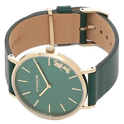 Coach Green Dial Green Leather Strap Watch for Women - 14503383 Buy Now By Coach