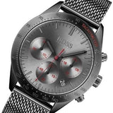 Hugo Boss Talent Gunmetal Dial Grey Mesh Bracelet Watch for Men - 1513637 Buy Now By Hugo Boss