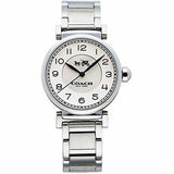 Coach Madison White Dial Silver Steel Strap Watch for Women - 14502394 Buy Now By Coach