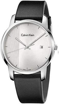 Calvin Klein City Silver Dial Black Steel Strap Watch for Men - K2G2G1CX Buy Now By Calvin Klein