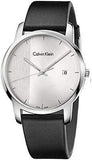 Calvin Klein City Silver Dial Black Steel Strap Watch for Men - K2G2G1CX Buy Now By Calvin Klein