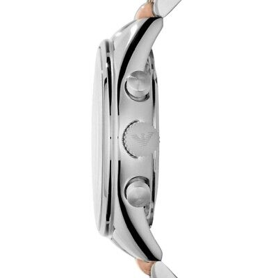 Emporio Armani Sportivo Chronograph Silver Dial Two Tone Steel Strap Watch For Men - AR5999 Buy Now By Emporio Armani