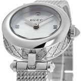 Gucci Diamantissima Diamonds Mother of Pearl Dial Silver Mesh Bracelet Watch for Women - YA141512 Buy Now By Gucci