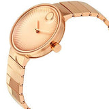 Movado Edge Rose Gold Dial Rose Gold Steel Strap Watch for Women - 3680013 Buy Now By Movado