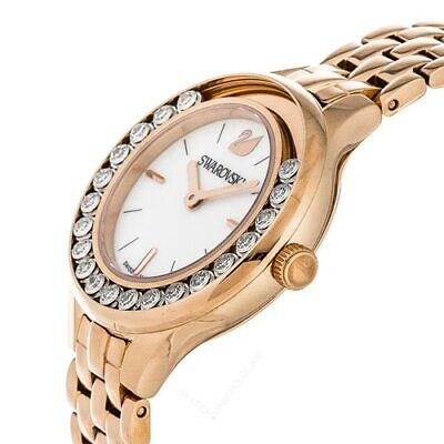 Swarovski Lovely Crystals Mother of Pearl Dial Rose Gold Steel Strap Watch for Women - 5261496 Buy Now By Swarovski