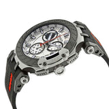 Tissot T Race Chronograph White Dial Black Silicone Strap Watch For Men - T115.417.27.011.00 Buy Now By Tissot