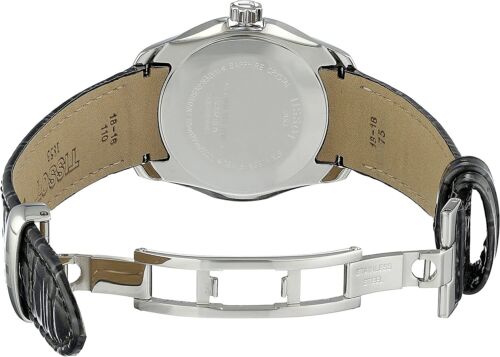 Tissot T Trend Couturier Black Dial Black Leather Strap Watch For Women - T035.210.16.051.00 Buy Now By Tissot