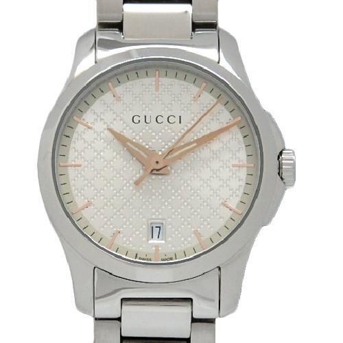 Gucci G Timeless Quartz Champagne Dial 27mm Watch For Women - YA126593 Buy Now By Gucci