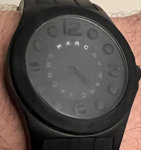 Marc Jacobs Pelly Black Dial Black Silicone Strap Watch for Women - MBM2531 Buy Now By Marc Jacobs