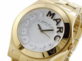 Marc Jacobs Rivera White Dial Gold Steel Strap Watch for Women - MBM3134 Buy Now By Marc Jacobs