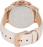 Tommy Hilfiger Carly Cream Dial Cream Leather Strap Watch for Women -1781789 Buy Now By Tommy Hilfiger