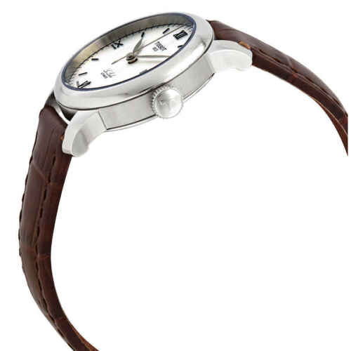 Tissot T Classic Le Locle Automatic Silver Dial Brown Leather Strap Watch For Women - T006.207.16.038.00 Buy Now By Tissot