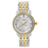 Tissot T Classic Bridgeport Silver Dial Two Tone Mesh Bracelet Watch For Men - T097.410.22.038.00 Buy Now By Tissot