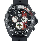 Tag Heuer Formula 1 Indy 500 Limited Edition Chronograph Black Dial Black Rubber Strap Watch for Men - CAZ101AD.FT8024 Buy Now By Tag Heuer