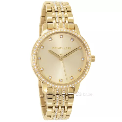 Michael Kors Melissa Quartz Gold Dial Gold Steel Strap Watch for Women - MK4368 Buy Now By Michael Kors