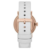Marc Jacobs Baker White Dial White Leather Strap Watch for Women - MBM1283 Buy Now By Marc Jacobs