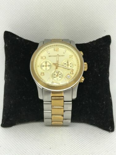 Michael Kors Runway Gold Dial Two Tone Steel Strap Watch for Women - MK5137 Buy Now By Michael Kors