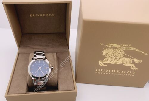 Burberry The City Blue Dial Silver Steel Strap Watch for Men - BU9031 Buy Now By Burberry