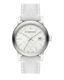 Burberry The City White Dial White Leather Strap Watch for Women - BU9128 Buy Now By Burberry