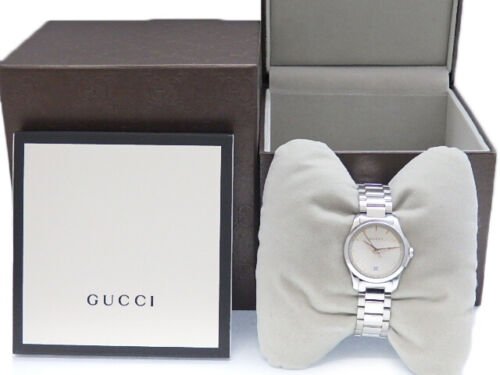 Gucci G Timeless Quartz Champagne Dial 27mm Watch For Women - YA126593 Buy Now By Gucci