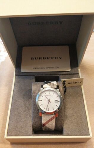Burberry The City White Dial Brown Leather Strap Watch for Women - BU9113 Buy Now By Burberry