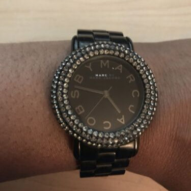 Marc Jacobs Marci Black Dial Black Steel Dial Strap Watch for Women - MBM3193 Buy Now By Marc Jacobs