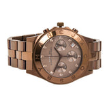 Marc Jacobs Blade Chronograph Brown Dial Brown Steel Strap Watch for Women - MBM3121 Buy Now By Marc Jacobs
